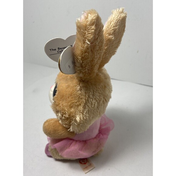 Ty Beanie Boos Plush Twinkle Toes the Bunny Rabbit 8 inch with Paper Hang Tags - Picture 4 of 7